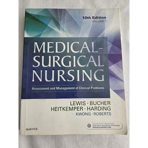 Elsevier Medical-Surgical Nursing, Med-Surg, Lewis 10th Edition Vol 1 & 2 - Picture 11 of 16